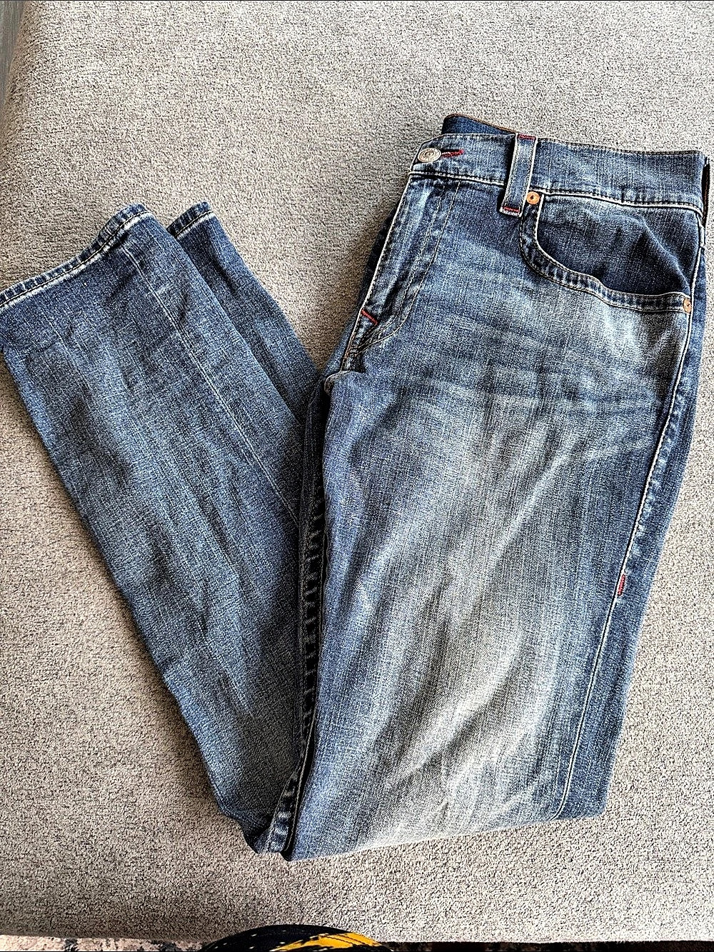 True Religion Billy Bootcut Jeans in Blue Waist 36